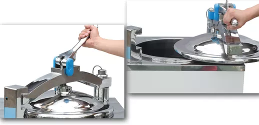 Steam steriliser, vertical, WAC-R60, 60 L, with recorder (pressure of the sterilisation cycle), digital fuzzy controller, Tmax 132 °C_2