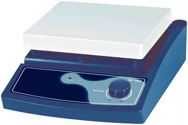 Heizplatte analog, Typ HP-20A, keramiküberzogene Heizplatte 180x180mm, dig. Controller, Timer: 99 hr/59 min., 70°C üRt bis 380°C