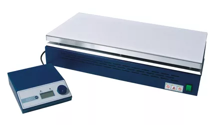 Heizplatte, digital, Typ HP-LP-C-R, keramiküberzogene Heizplatte 620x310mm, externer Controller, Timer: 99 hr/59 min., Tmax. 350°C