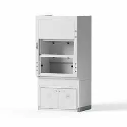 Niedrigraumabzug, 1200x2500x970mm, 6 x 230V, 1 Lösemittelschrank B-1100mm 2 Flügeltüren