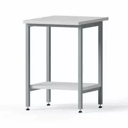 Einzeltisch, 600x900x750mm, Tischplatte Melamin, Ablageboden