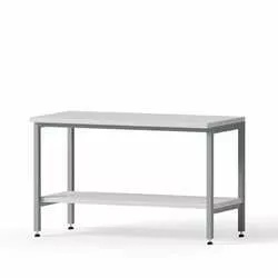 Einzeltisch, 1200x750x600mm, Tischplatte Melamin, Ablageboden