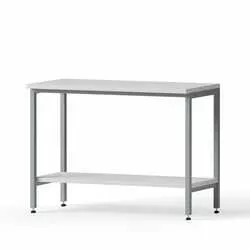 Einzeltisch, 1200x900x600mm, Tischplatte Melamin, Ablageboden
