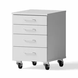 Mobile cabinet for sitting desks, 440x652x540