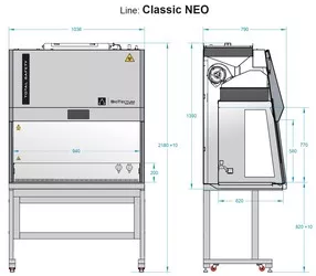 Microbiological safety cabinet Class II, TÜV DIN EN 12469, external..._2