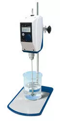 Overhead stirrer, type HS-100D, stirring volume: 20 litres, max. 10,000 mPas, digital feedback controller, 200-3000 rpm