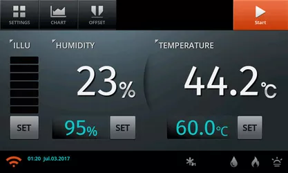 Drying oven SWON-50, without viewing window, 50 L, 4" full touchscreen, timer: 99h59min, Tmax 230°C _4