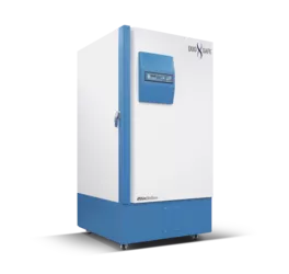 Ultra-low temperature freezer -86°C, 830 litres, max. 690 2’boxes, energy consumption 9.4 kWh/24h, redundant cooling system